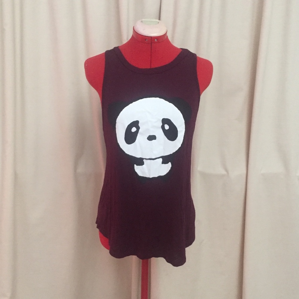 Maroon tank top